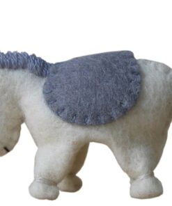 Bunte Figur Eselchen verschiedene Farben Stickereien