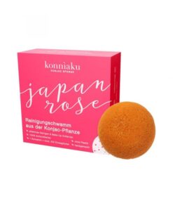 Japanrose Konjac Sponge Gesichtsschwamm