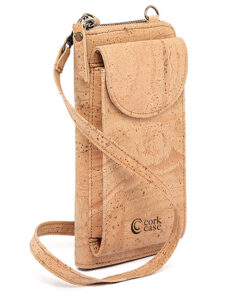 Handytasche mit Portemonnaie aus Kork