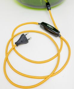 Lampe in Mostflasche, grün 25 Liter Ballonform