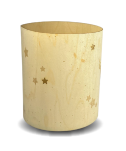Windlicht aus Buchenholz Furnier