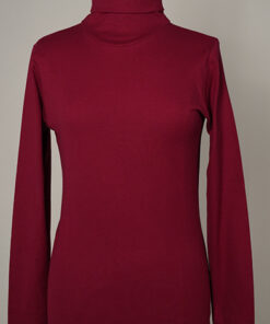Damen Rollkragen Pullover 100% Baumwolle Swissmade